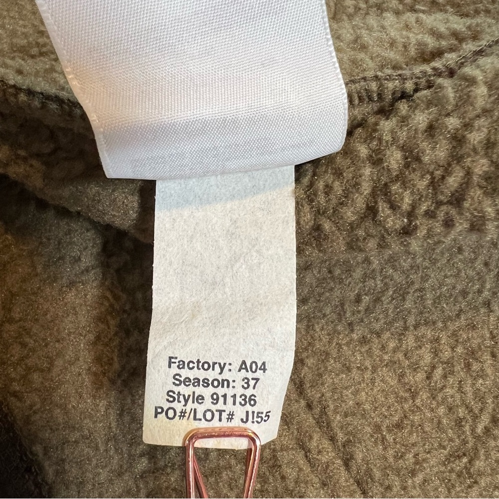Vintage AUTHENTIC The North Face Plaid Fleece Vest EUC Like New Size Medium - Picture 10 of 12